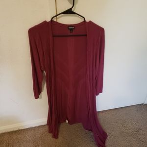 Torrid Plus Wine Shrug